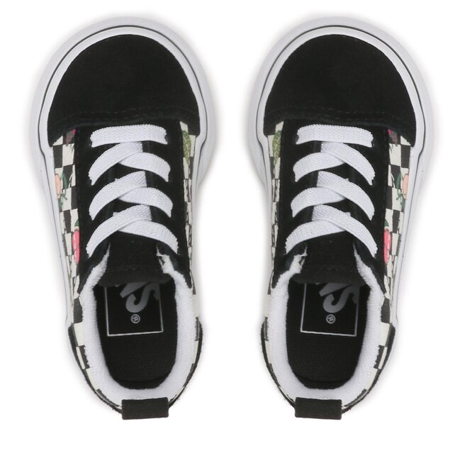 Vans Teniși Vans Old Skool Elastic Lace VN0005WUY281 Fruit Checkerboard Black