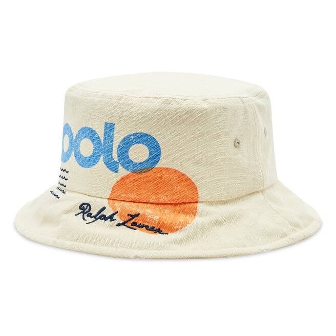 Pălărie Polo Ralph Lauren 455909269001 Cream Multi 455909269001 imagine noua