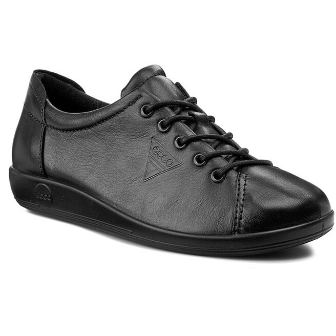 Pantofi ECCO Soft 2.0 20650356723 Black With Black Sole 2.0 imagine noua gjx.ro
