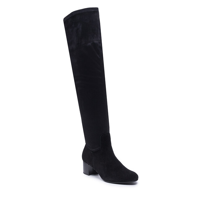 Cizme lungi muschetar Eksbut 9C-6356-I72 Negru