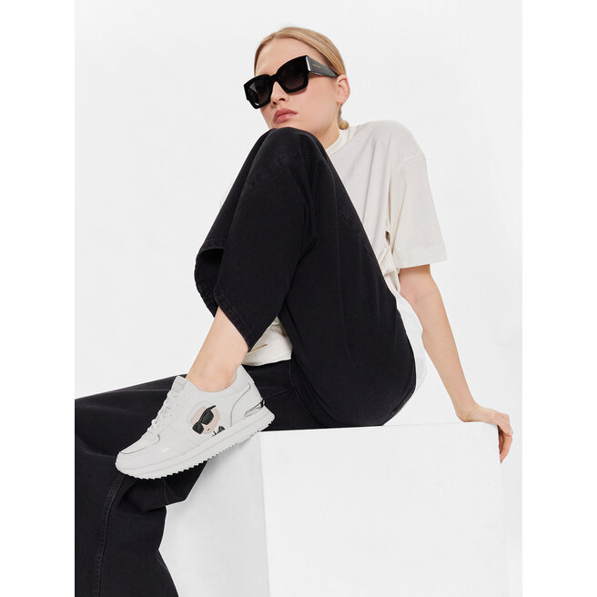 KARL LAGERFELD Сникърси KARL LAGERFELD KL61930N White Lthr/Suede