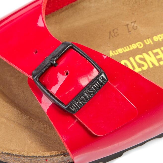Klapki Birkenstock Madrid 340113 Czerwony eobuwie com pl