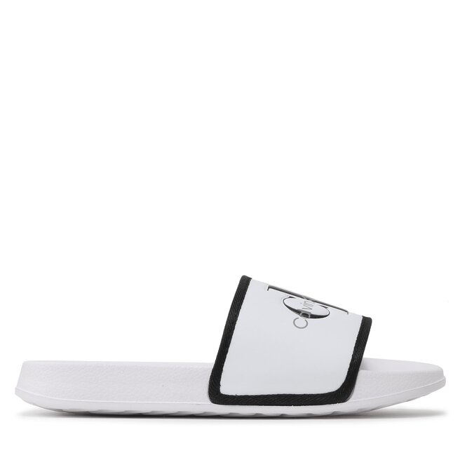 Calvin Klein Jeans Papucs Calvin Klein Jeans Logo V3B0-80630-1172 S White/Black X002