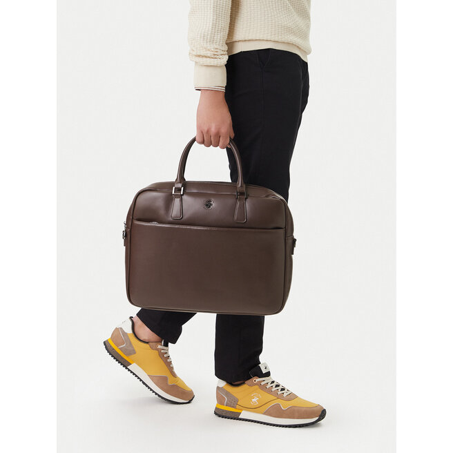 Torba na laptopa Beverly Hills Polo Club CWBEO-BHPC-L-016-07 Brązowy -