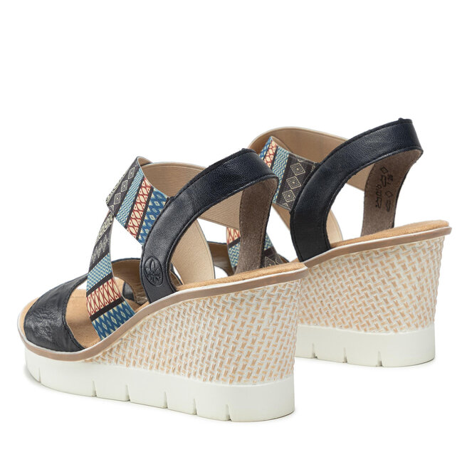 Rieker Sandalen Rieker 68518-14 Blau Kombi