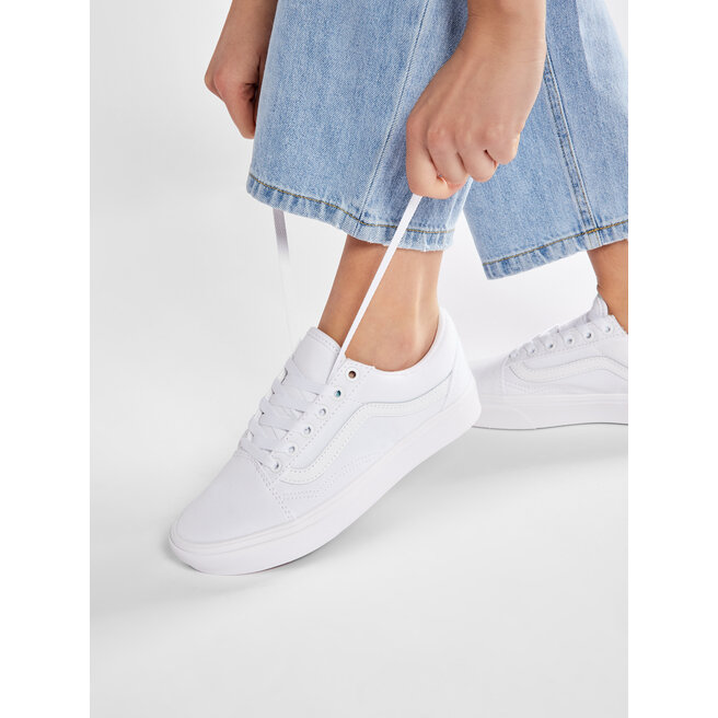 Vans Tenis superge Vans Comfycush Old S VN0A3WMAVNG1 True White/True