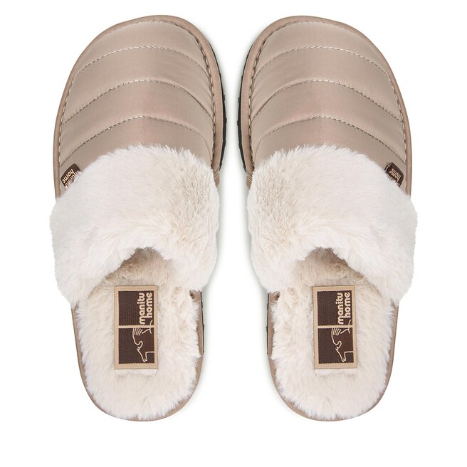 Manitu Hausschuhe Manitu 320073-08 Beige