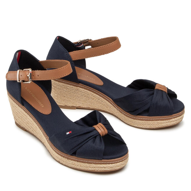 Tommy Hilfiger Espadrilky Tommy Hilfiger Elba 40D FW0FW00906 Midnight 403
