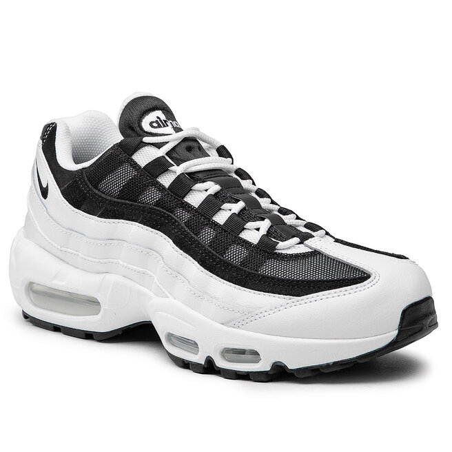 Nike air max 95 white and black deals