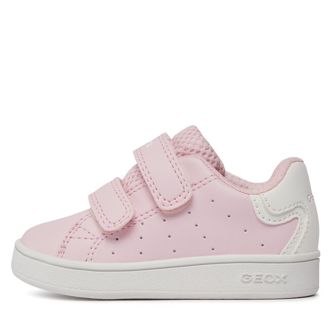 Geox Mädchen B Eclyper Girl Sneaker - Sportliche Kinderschuhe Mit Klettverschluss