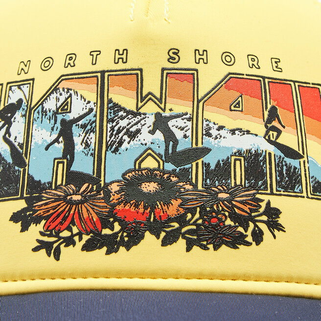 American Needle Kšiltovka American Needle Riptide Valin - Hawaii SMU706A-HAWA White/Yellow/Navy