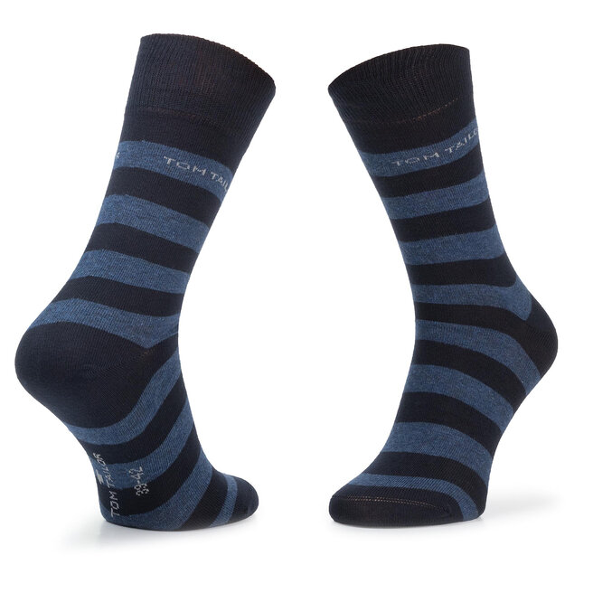Tom Tailor Súprava 2 párov vysokých ponožiek unisex Tom Tailor 9545 Str. Dark Navy 545