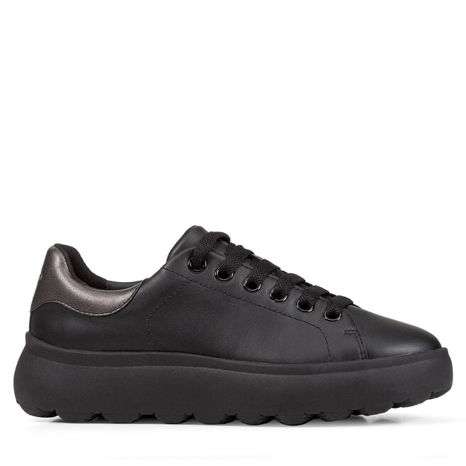 Sneakersy Geox D Spherica EC4.1 D45TCD 085NF - Czarny
