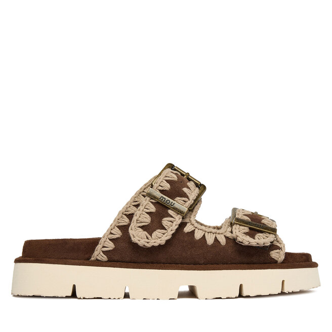 Klapki Mou MU.SW461005A Brązowy -