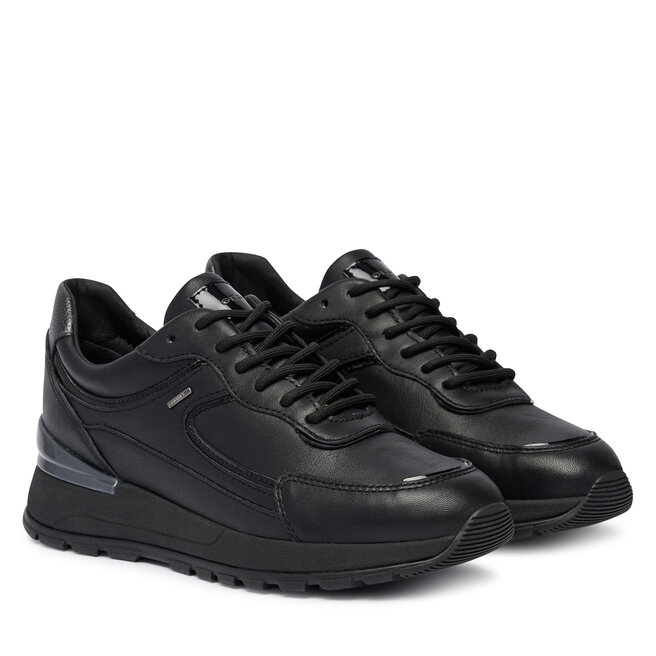 Sneakersy Geox D Desya B Abx D563LB 8554 C9999 Czarny - kobiece