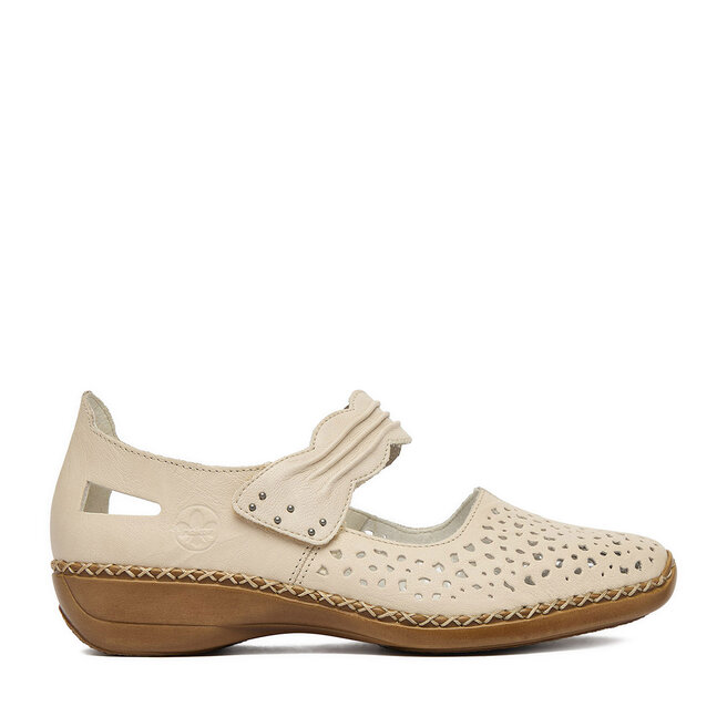 Półbuty Rieker CEO-41399-60 Beżowy - kobiece