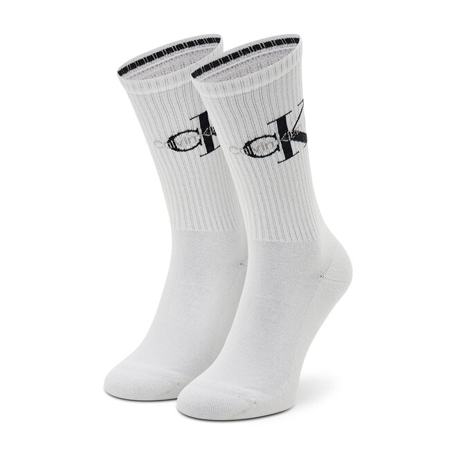 Șosete Lungi pentru Bărbați Calvin Klein Jeans 701218732 White 002 002 imagine noua