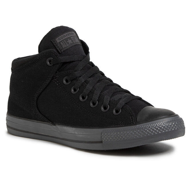 Zapatillas Ctas High Street Mid Black/Black/Almost Black • Www.zapatos.es