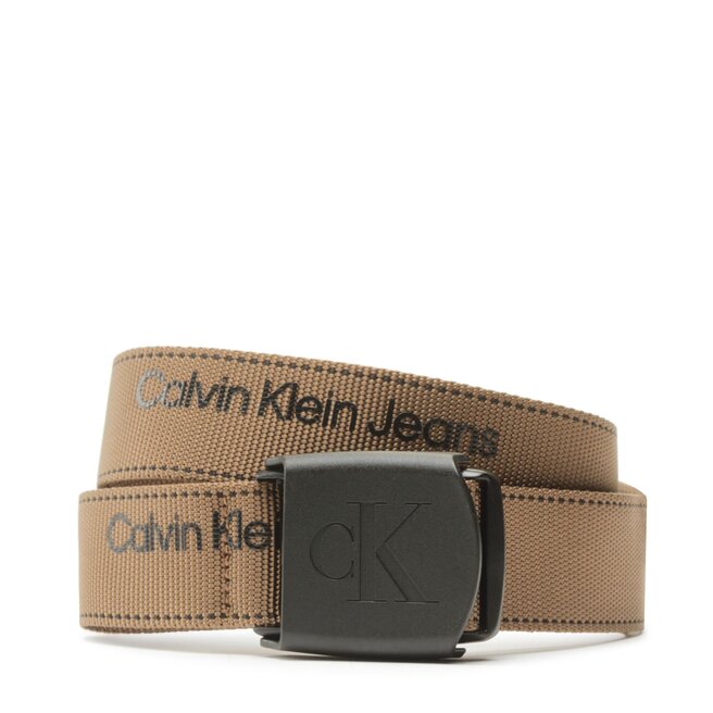 Ζώνη Ανδρική Calvin Klein Jeans Plaque Logo Webbing Belt 38Mm K50K510473 GC7