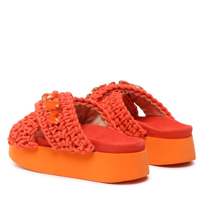 Inuikii Чехли Inuikii Woven Stones 70103-106 Orange