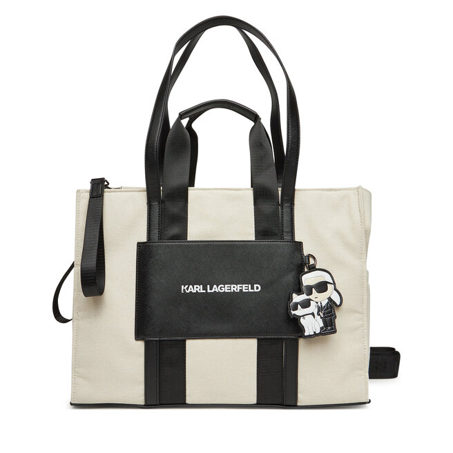 Torba do przewijania Karl Lagerfeld Kids - Écru