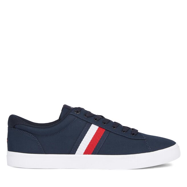 Tenisówki Tommy Hilfiger Iconic Vulc Stripes Mesh - Granatowy