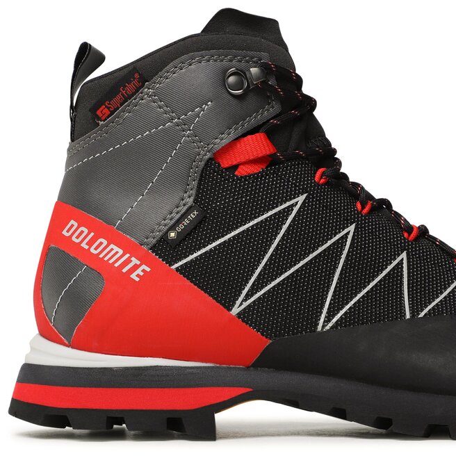 Dolomite Trekingová obuv Dolomite Crodarossa Pro GTX 2.0 GORE-TEX 280413 Black/Fiery Red