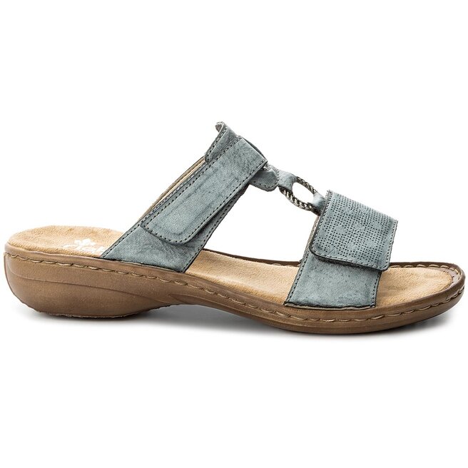Rieker Dames 60885-12 slippers, 12, 41 EU : Rieker