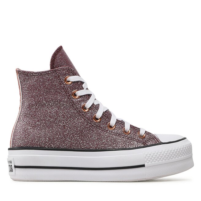 Converse Кецове Converse Ctas Life Hi A03240C Dark Wine/Copper/White