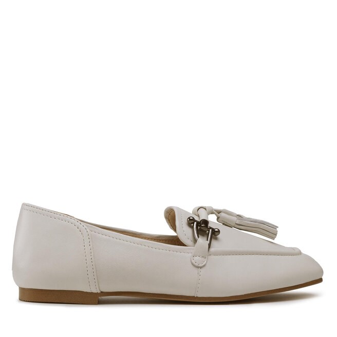 Clarks Loafers Clarks Pure2 Tassel 261644224 White Leather