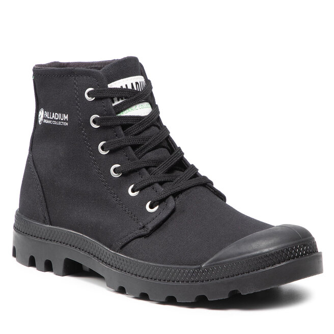 Trappers Palladium Pampa Hi Organic II 77100-008-M Black/Black 77100-008-M imagine noua