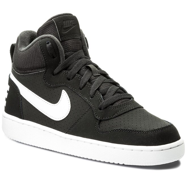 Escabullirse escena superficie Zapatos Nike Nike Court Borough Mid (GS) 839977 004 Black/White •  Www.zapatos.es