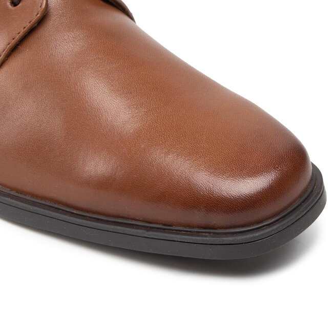 Clarks Tilden Plain 261300977 Dark Tan Leather evzuttya .ua