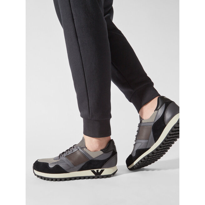 Emporio Armani Sneakers Emporio Armani X4X616 XN632 T426 Blk/Aspha/Milt/Grei