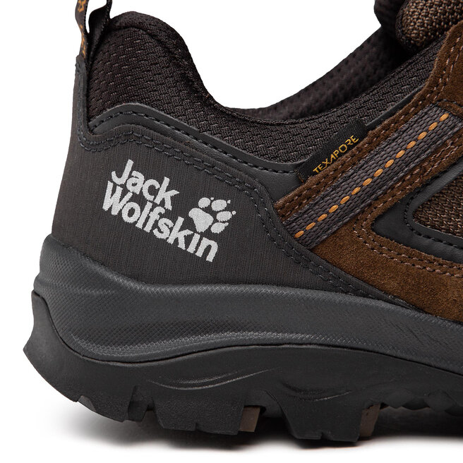 Jack Wolfskin Trekingová obuv Jack Wolfskin Vojo 3 Texapore Low M 4042441 Brown/Phantom