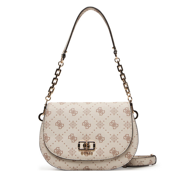 Torebka Guess Emelie Logo HWGP99 28200 Écru -