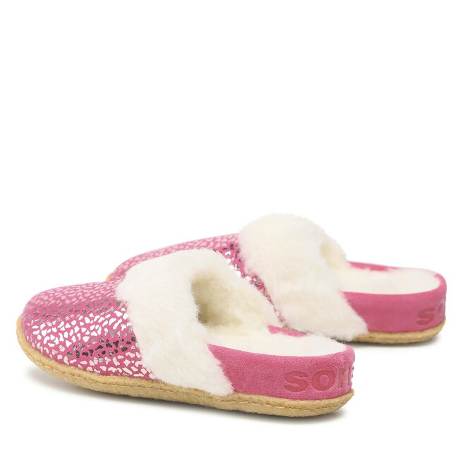 Kapcie Sorel Youth Nakiska Slide II NY4892 Różowy