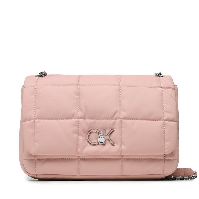 Geantă Calvin Klein Re-Lock Quilt Shoulder Bag Nyl K60K610639 TQP Bag imagine noua gjx.ro