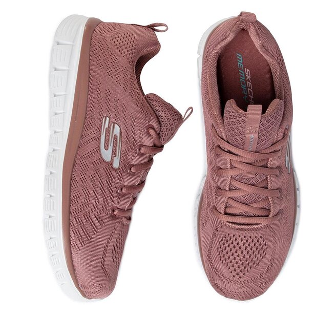 Buty Skechers Get Connected 12615 MVE Mauve eobuwie .pl