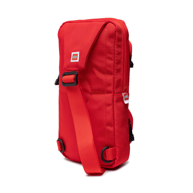 LEGO Rucsac LEGO Brick 1x2 Sling Bag 20207-0021 Bright Red