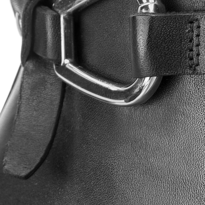 Botki Lauren Ralph Lauren Laletta 802712712002 Black eobuwie .pl