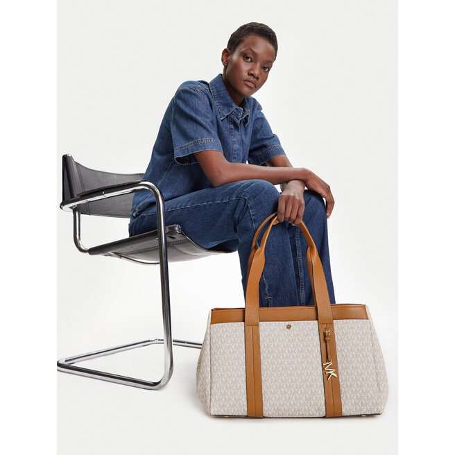 Torebka MICHAEL Michael Kors Romee 30T5G1ZT7B Beżowy -