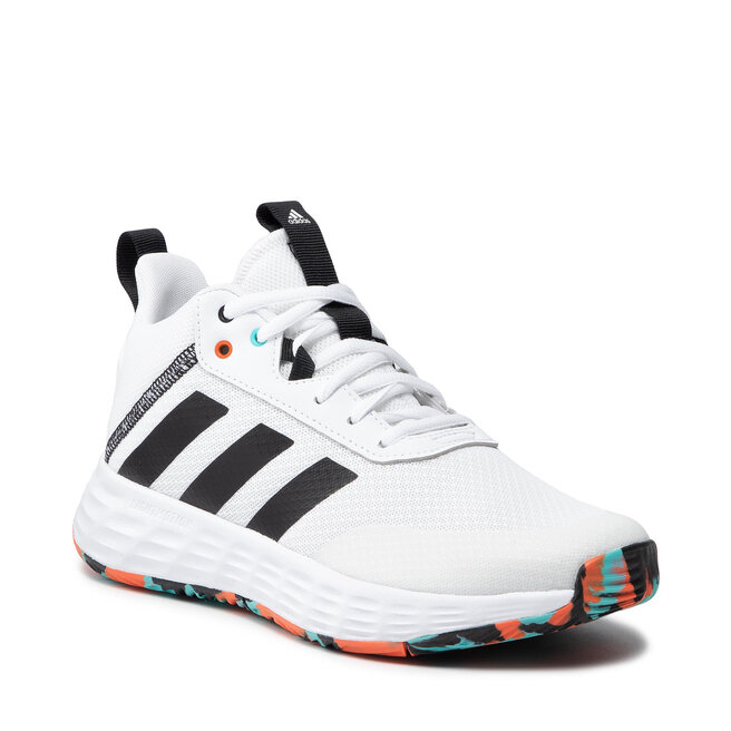 Batai adidas Ownthegame 2.0 K H01556 Cloud White/Core Black/True Orange •  Www.eavalyne.lt