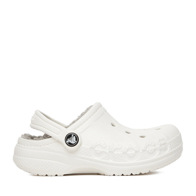 Klapki Crocs C-BAYA LINED CLOG K - Biały