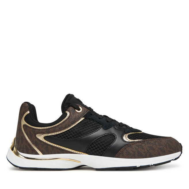 Sneakersy MICHAEL Michael Kors Riley - Brązowy