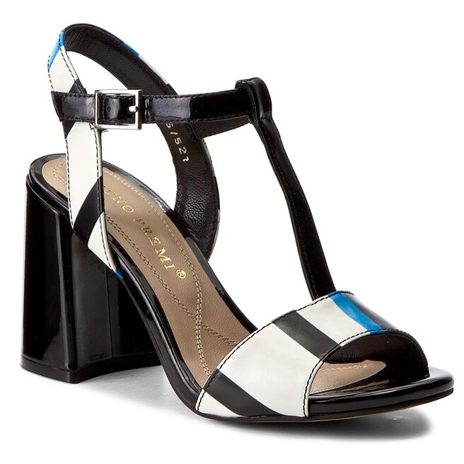 Bruno Premi Sandale Bruno Premi Vernice + Stripes K1606N Nero/Blu