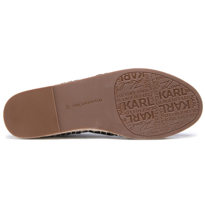 KARL LAGERFELD Espadrile KARL LAGERFELD KL70108 Black Knit Textile