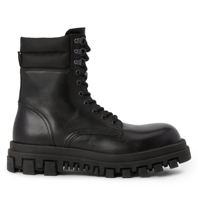 Trapery Tommy Jeans Tjm Elevated Outsole Boot - Czarny