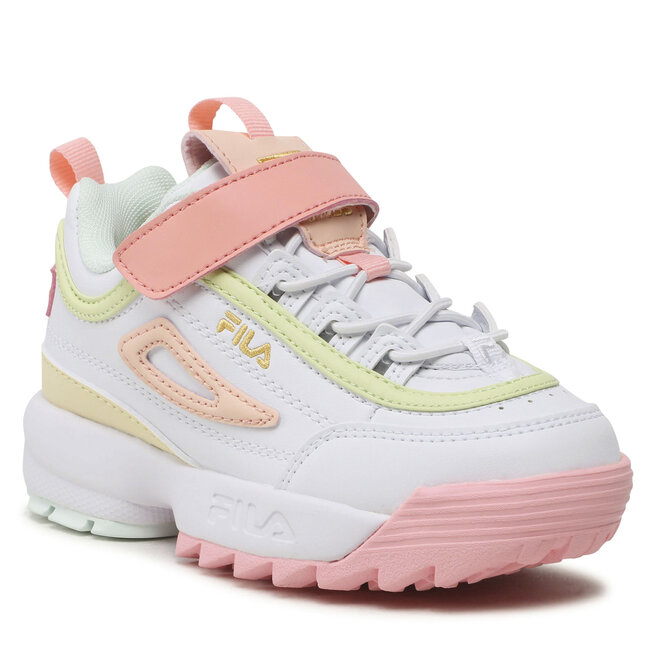 Sneakersy Fila Disruptor E Cb Tdl FFK0034.13206 White Pale Rosette
