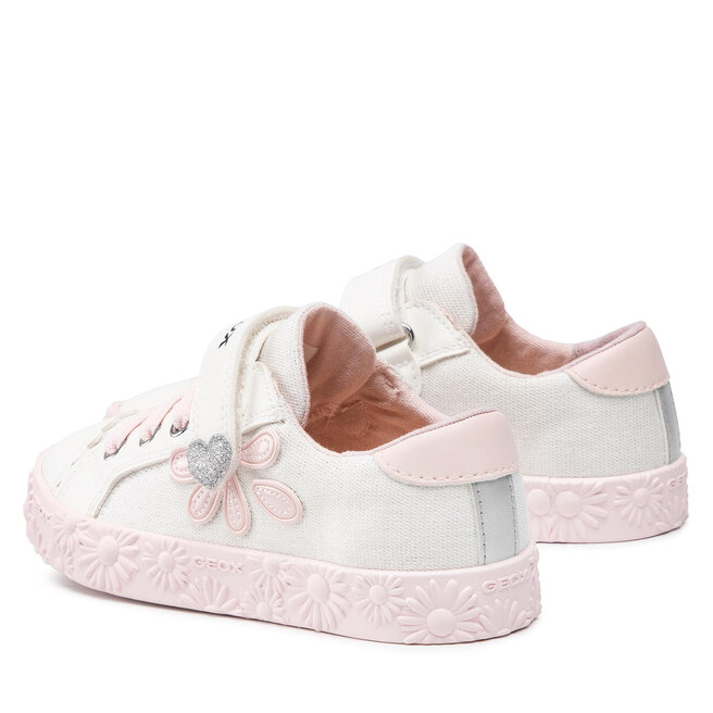 Geox Сникърси Geox J Ciak G. C J2504C 00954 C1Z8W S White/Lt Rose